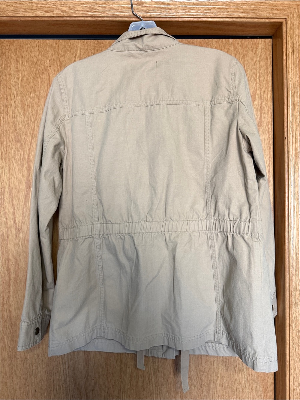 Talbots Small Light Beige Utility Jacket - Picture 4 of 6